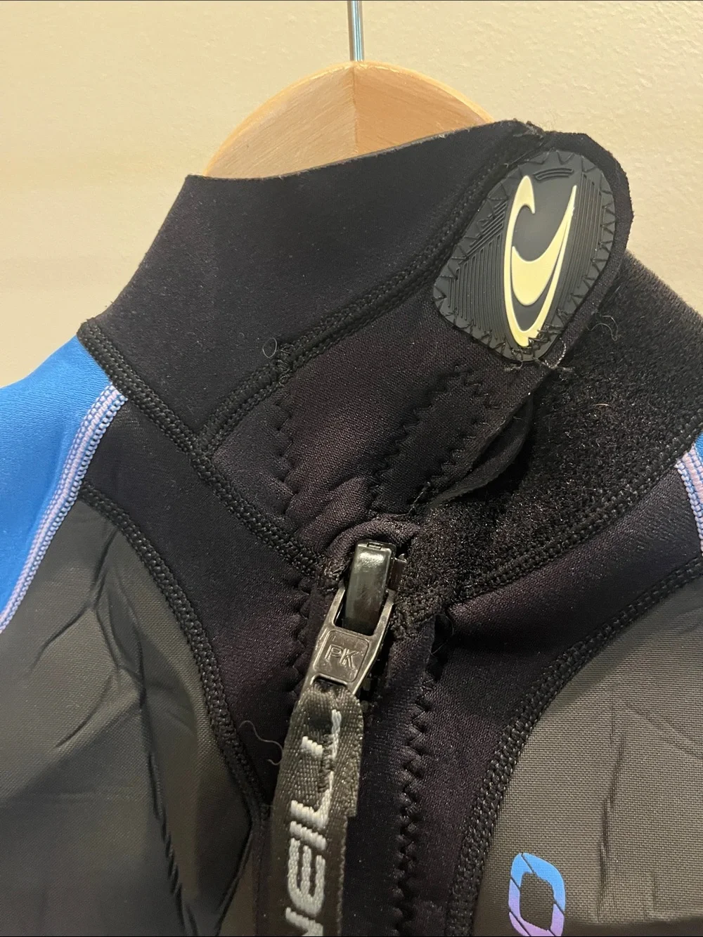 O'Neill Kids Short Sleeve One-Piece Wetsuit in Black & Blue